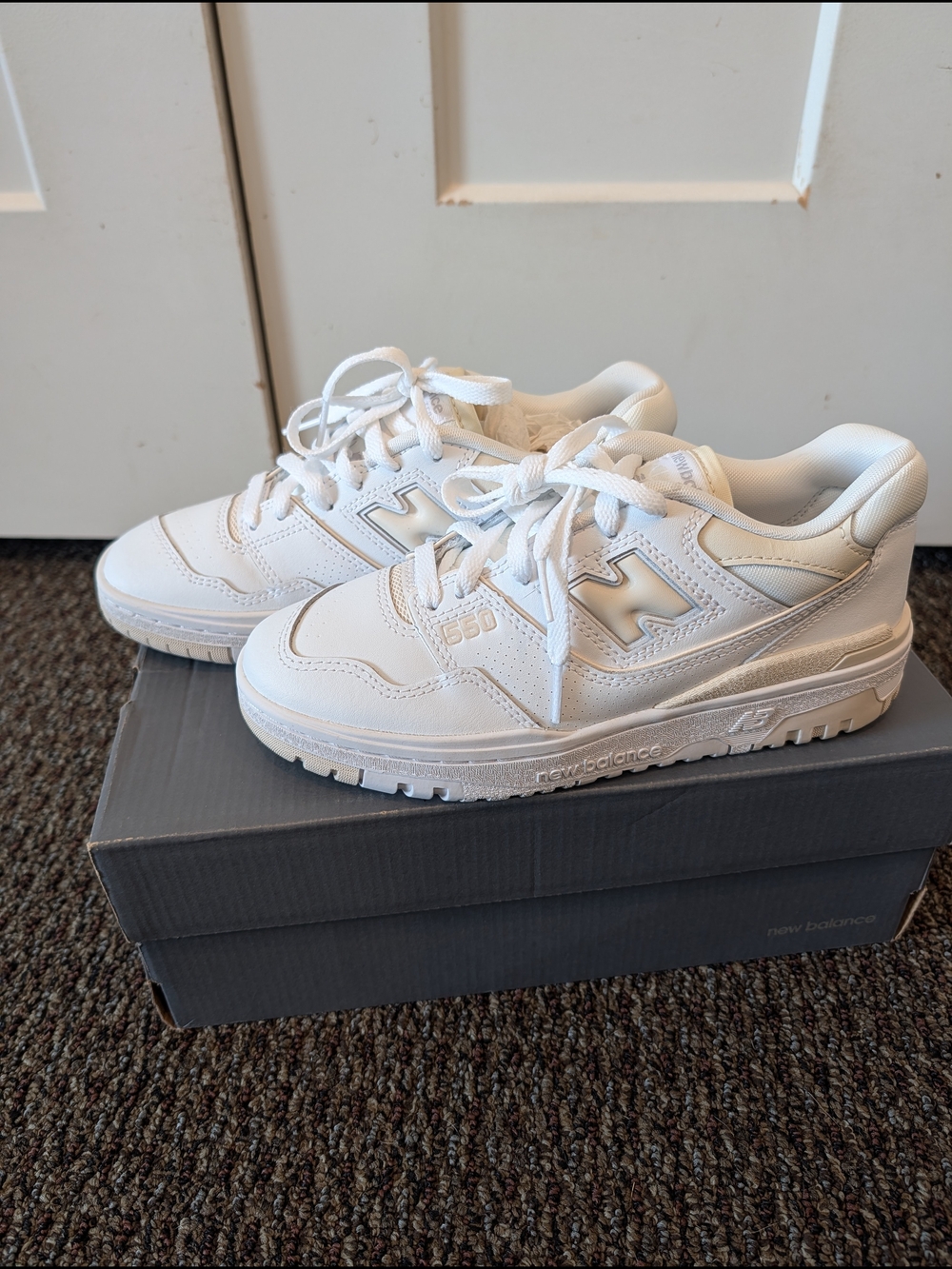 New! Women's New Balance 550 White/Beige Sneakers Size 6½